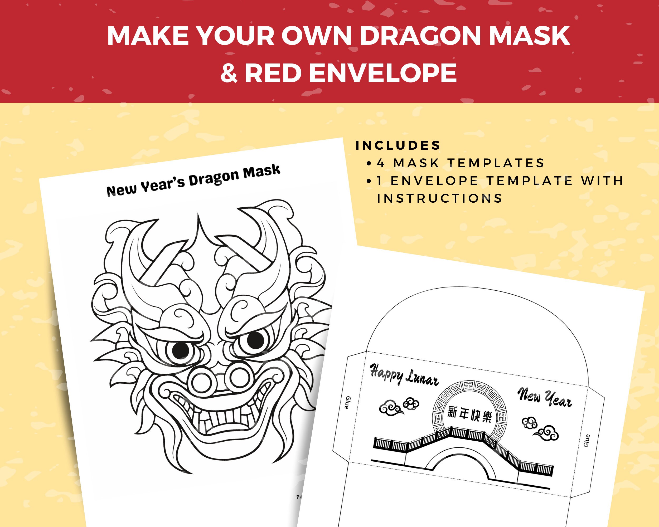 Chinese New Year Printable, Lunar New Year Activity Bundle, Year of the ...