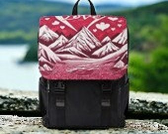 Love Mountain Casual Shoulder Backpack. Perfect for everyday adventures. Comfortable, practical, and stylish.