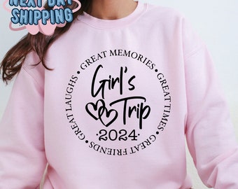 Girls Vacation Sweatshirt, Cheaper Than Therapy, Summer Vacation 2024 Hoodie, Besties Trip 2024 Sweatshirt, Best Friends Hoodie, Cute Shirt