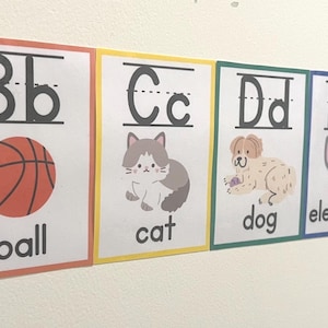 Printable Alphabet A to Z Flashcards | Early Learning | Alphabet ...
