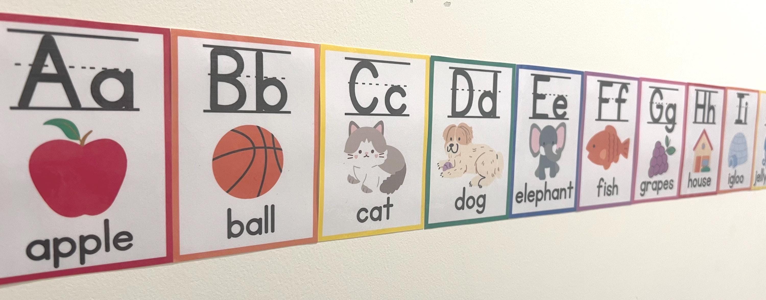 Printable Alphabet A to Z Flashcards | Early Learning | Alphabet ...