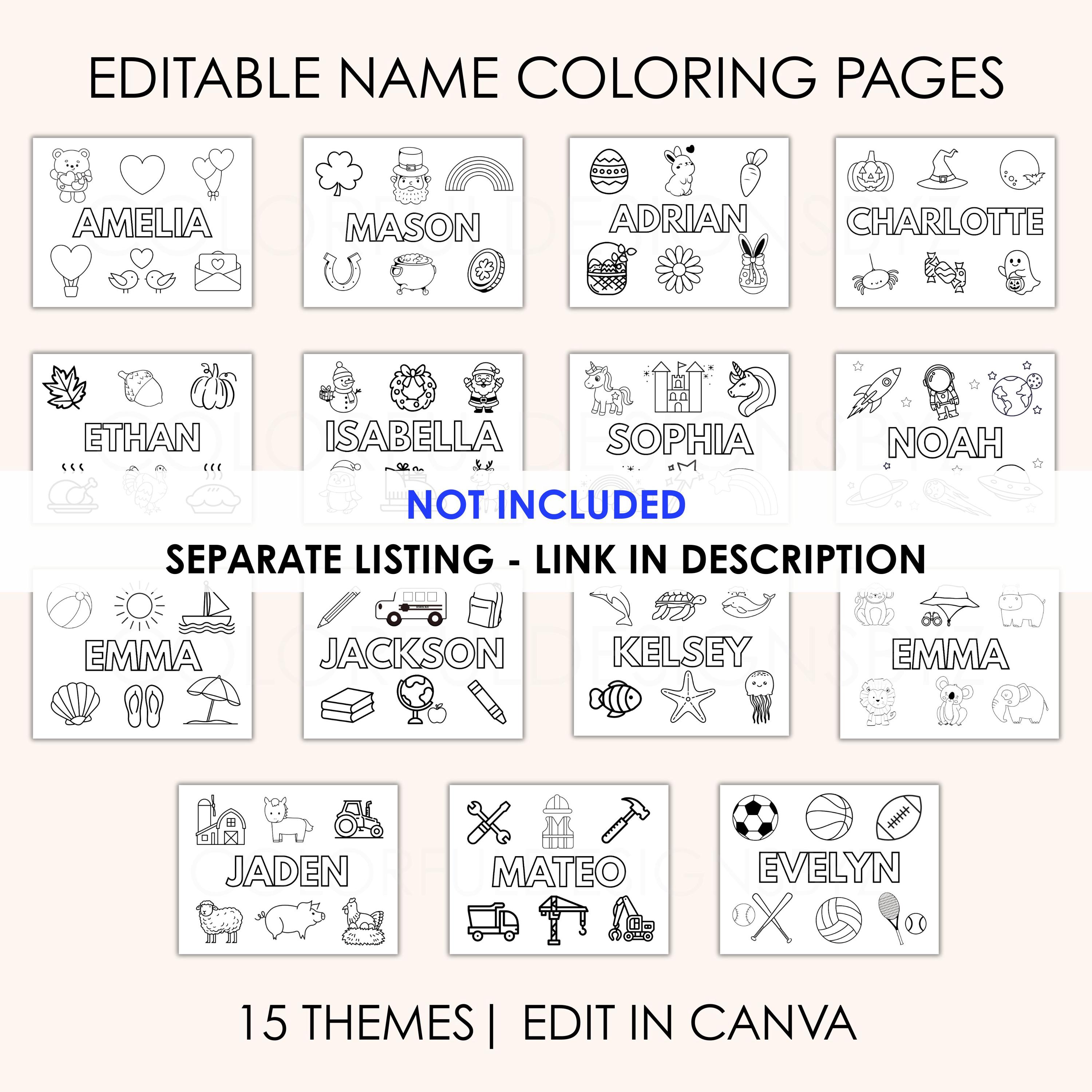 Coloring Pages Printable | 10 Color Words + 11 Shapes | Fun and ...