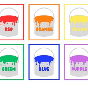 Atividade de correspondência de cores | Flashcards coloridos para impressão | Aprendizagem na pré-escola e no jardim de infância | Download em PDF | 11 cores | Jogo educativo