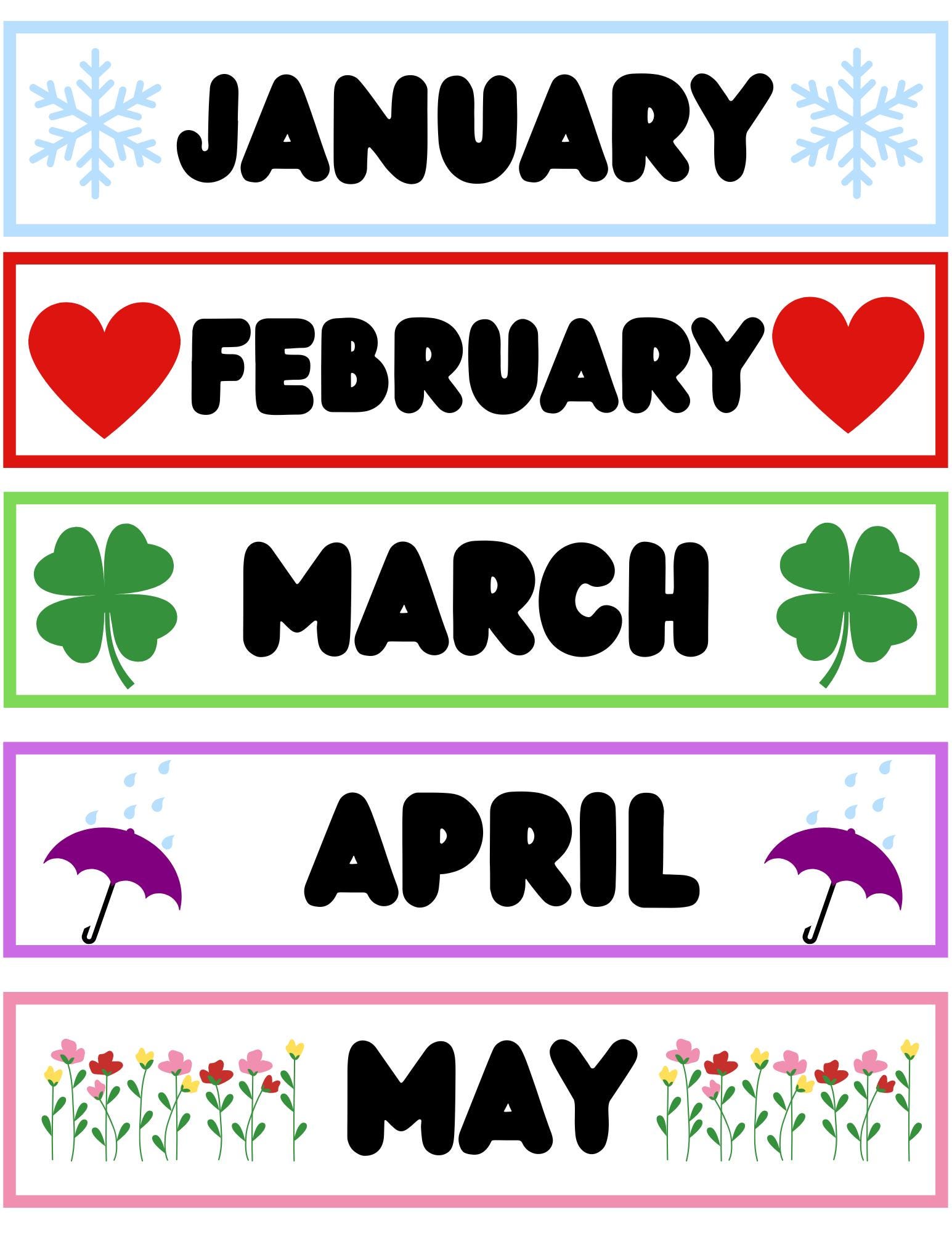 Months of the Year and Days of the Week Cards Printable Early Learning Colorful Classroom Display 5 Page PDF 8.5x11 Pages - Etsy months-of-the-year-and-days-of-the-week-cards-printable-early-learning-colorful-classroom-display-5-page-pdf-8-5x11-pages-etsy