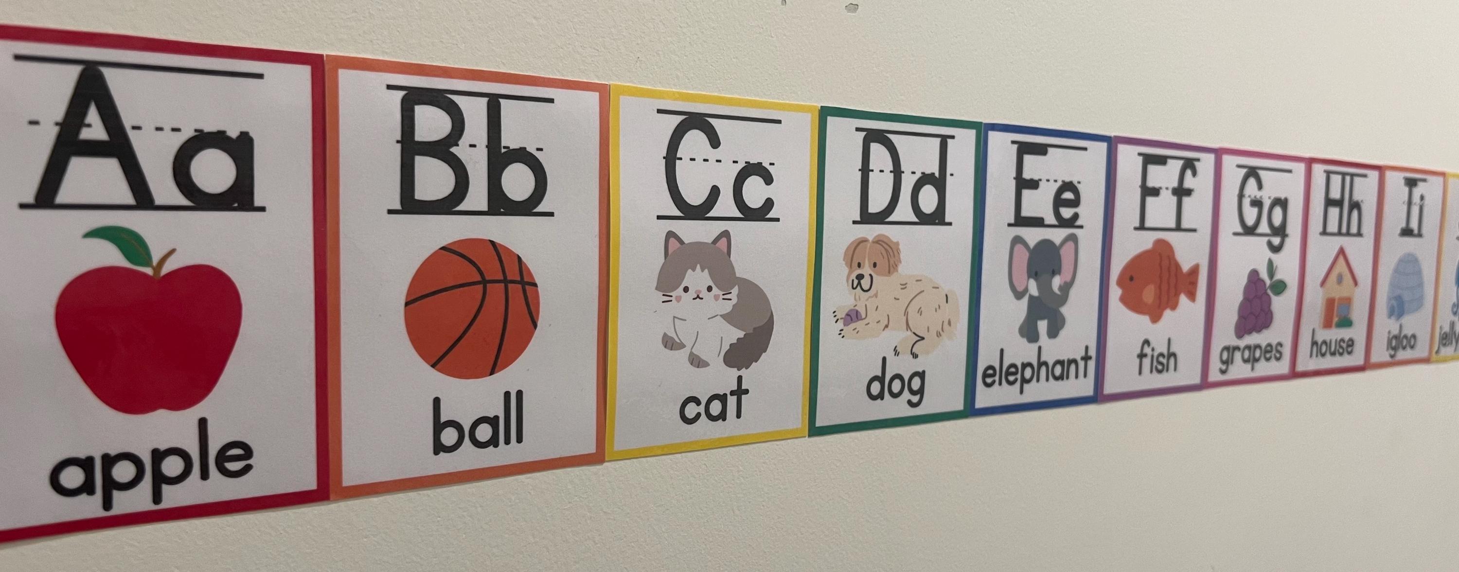 Printable Alphabet A to Z Flashcards | Early Learning | Alphabet ...