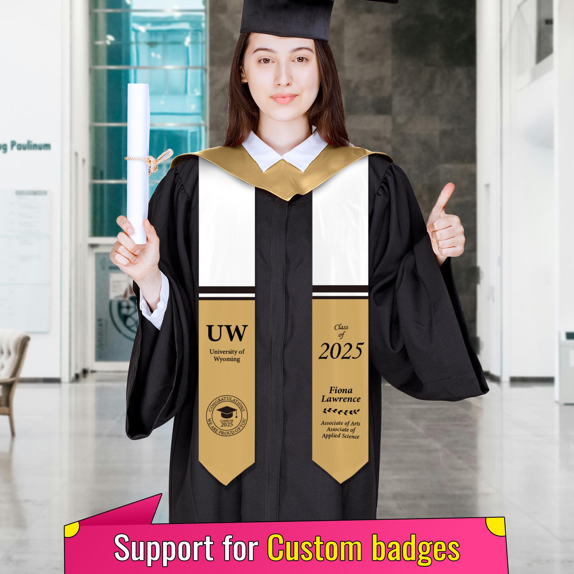 Personalized Graduation Stole,Custom Graduation Sashes,grad gift, gift for graduate, college graduation, class of 2025