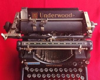 Antike Underwood No.5 Standard Schreibmaschine 1923