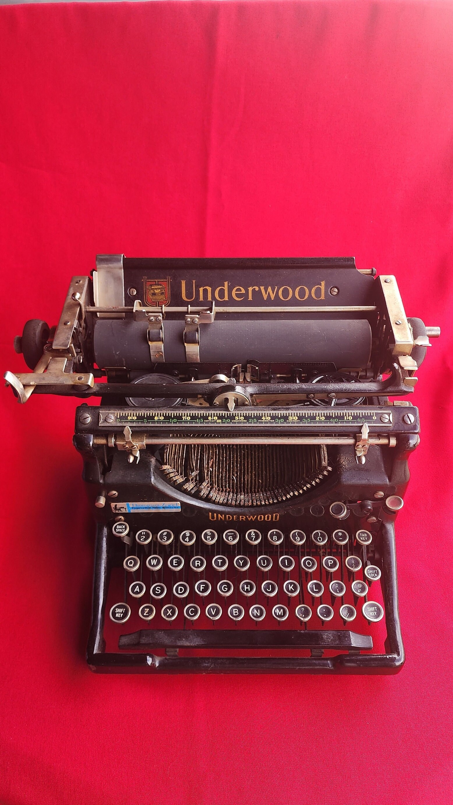 Antique Underwood No.5 Standard Typewriter 1923 Etsy Australia