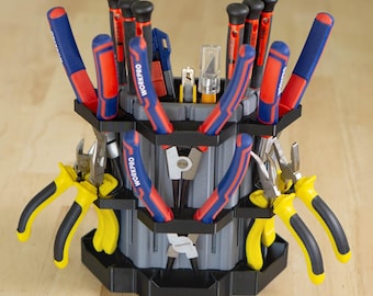 3D Printed Precision Tool Organizer, Space-Saving Maker Storage