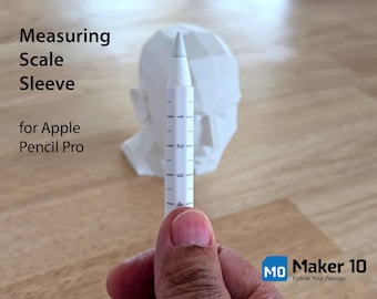 Apple Pencil Pro Sleeve - Accurate Proportion Measuring Scale