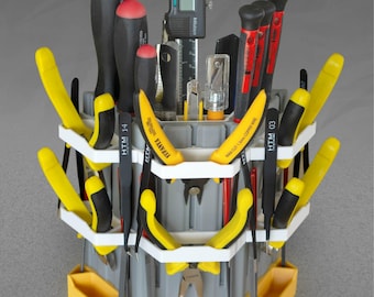 3D Printed Precision Tool Organizer, Space-Saving Maker Storage