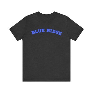 Blue Ridge, Berge, North Carolina, Western NC, Unisex Kurzarm-T-Shirt, Geschenk für Bergliebhaber, Wandern, Camping, Abenteuer, Reisen