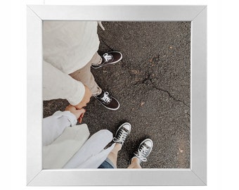 Cornice portafoto regalo NEO bianco da 10x10 cm a 50x50 cm Rahmen weiß