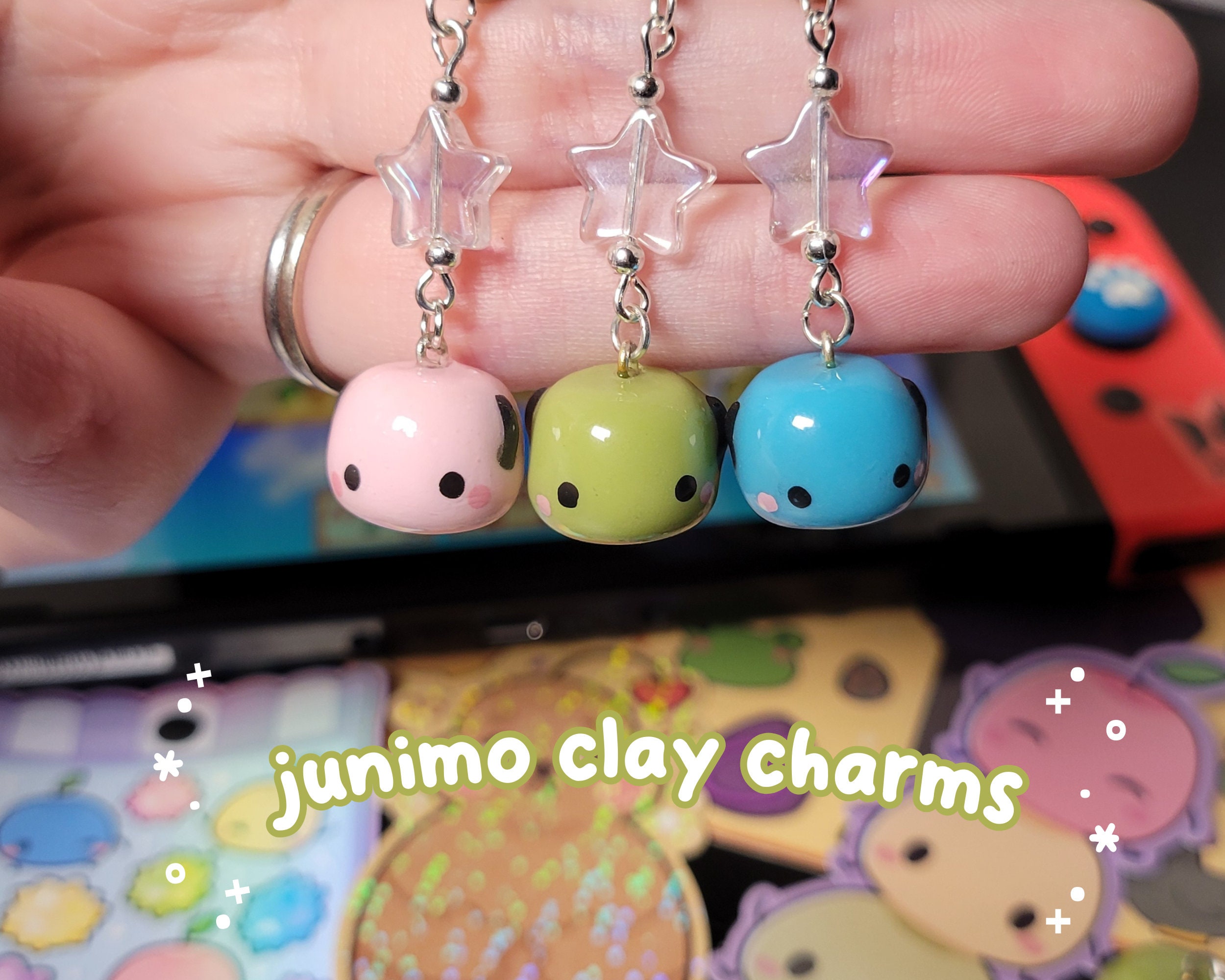 チャーム yunomi Stardew Valley | Handmade Junimo Polymer Clay Charms - Etsy