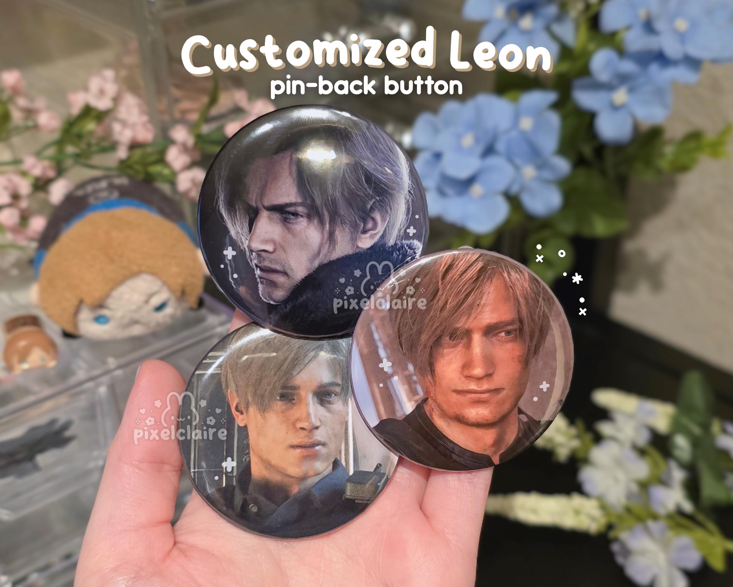 レンド　缶バッチ　ルイ、レオン RE | Leon K. | Pin-back Button/badge Pins | 2.25in - Etsy