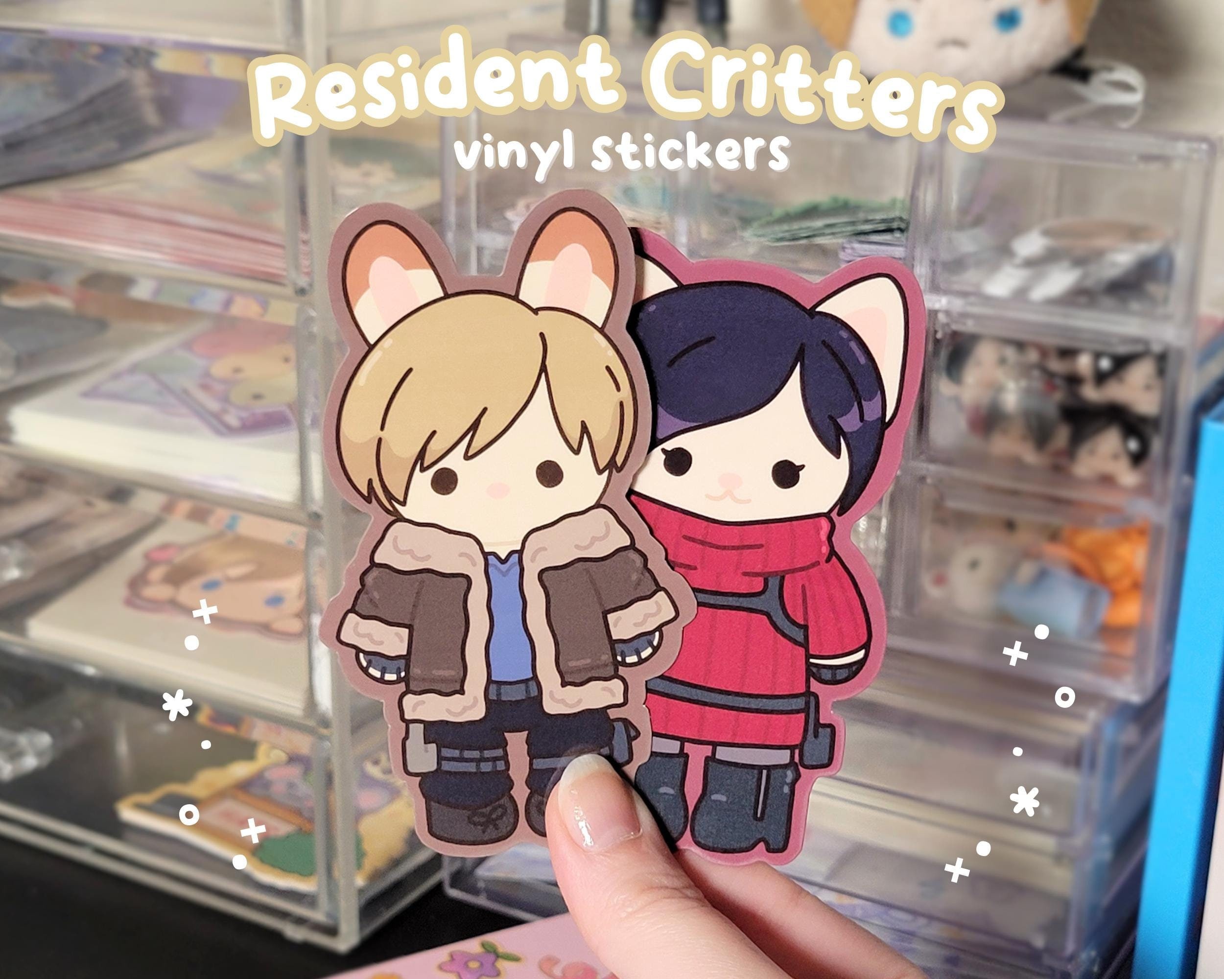 RE4 | Resident Critters | Cute Vinyl Stickers | Individual Stickers + Sets
