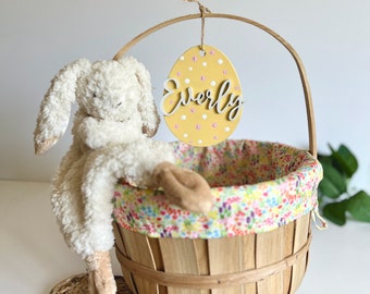 Personalized Easter Basket, Easter Gift, Easter Basket Name Tag, Easter Egg Tag, Kids Easter, Baby's 1st Easter, Easter Basket, Baby Gift