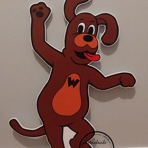 Wiggles corflute cutout standee Wags