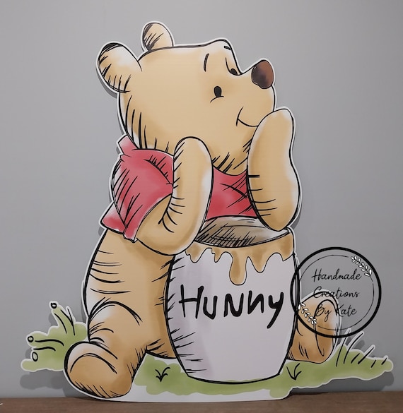 Winnie and friends corflute cutout standee