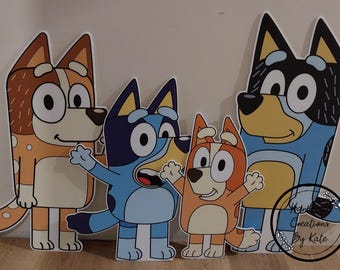 Bluey corflute cutout standee