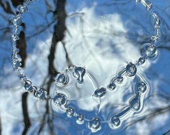 Raindrop necklace