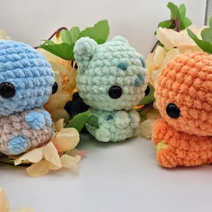 First Gen Poke Monster Crochet Plush