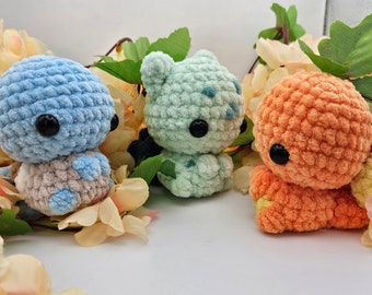First Gen Poke Monster Crochet Plush