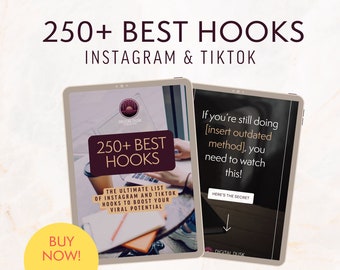 250+ Best Hooks for Instagram & TikTok posts, reels, and stories