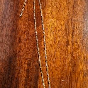 18k Gold Plated Paperclip Chain