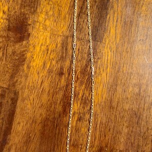 18k Gold Plated Paperclip Chain