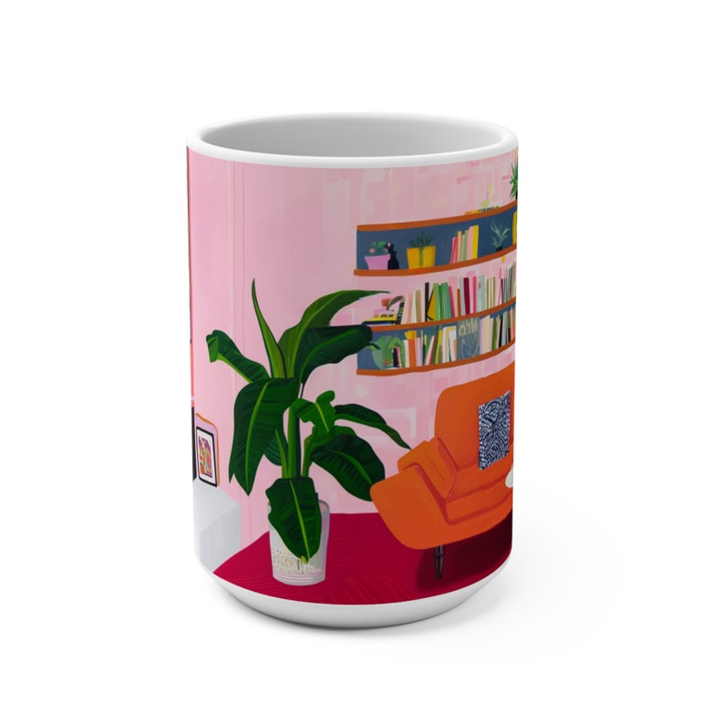 Black woman reading mug. Pink background.African American women mug for sistas. Reading hobby, reading hobby. Educational and phenomenal woman.