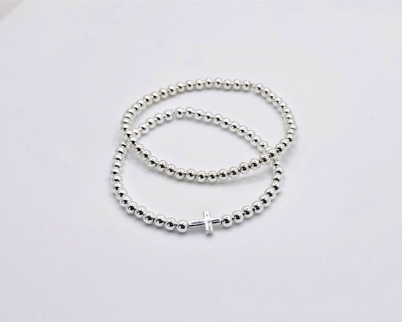 thumbnail image 2 of Silver Charm Bracelet POPLYKE Sterling Silver Bracelets For Women 2 of 10