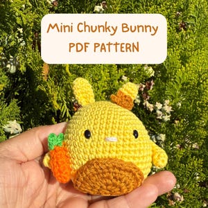 Mini Chunky Bunny PDF Crochet Pattern