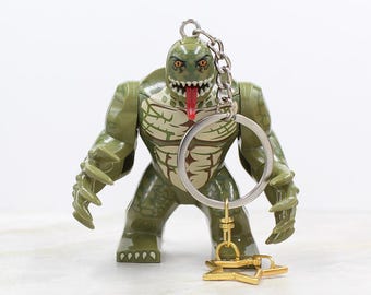 Custom Made Designer Figure Keychain - Best Gift For Super Hero Villain Lizard Fans