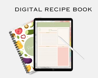 Digitales Rezeptbuch - verknüpfter Goodnotes-Vertikalplaner