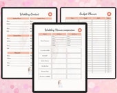 Wedding Planner, Goodnotes Planner, Digital Planner, Bride Planner, Wedding Organizer, bride Planning, Wedding Checklist