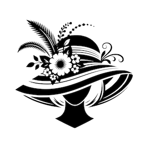 Belmont Stakes derby hoed PNG SVG Cricut bestand Moederdag hoed ontwerp digitale download derby clipart commercieel gebruik vrouwen hoed afdrukbaar bestand