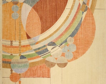Carpet Design : Frank Lloyd Wright   Archival Art Print