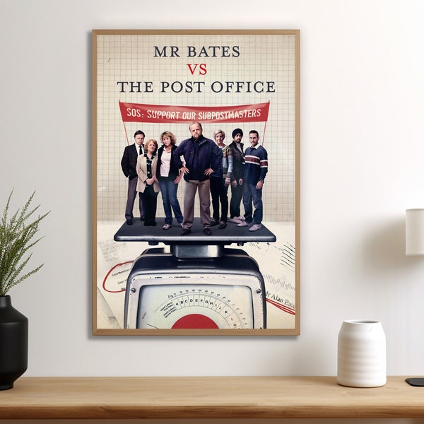 Bates vs The Post Office Movie Poster/High Quality Canvas Art Print/Room Decoration/Art Poster For Gift
