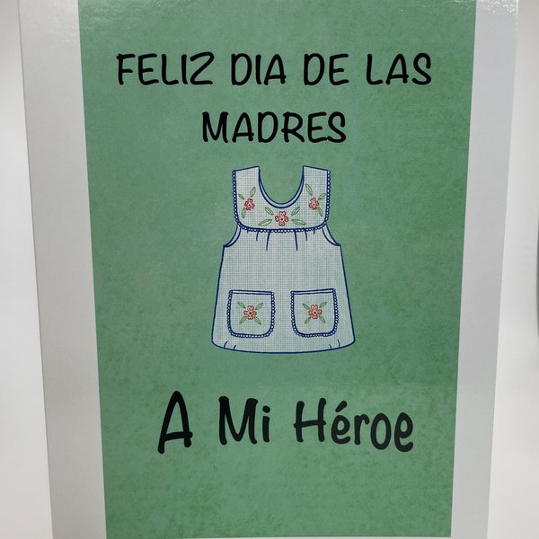 Feliz Dia De Las Madres A Mi Heroe -Greeting Card