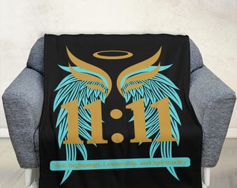 Engel Zahl 1111 Minky Decke