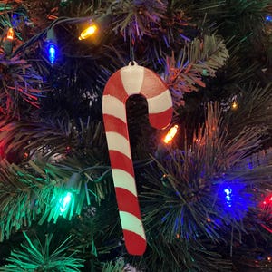Candy Cane Christmas Tree Ornaments