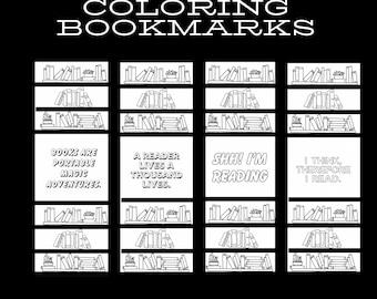 Zitat Lesezeichen Lesezeichen | Bookish Reader Kollektion | Sofortdownload | 4 Einzigartige Designs für Buchliebhaber | Limitierte Auflage