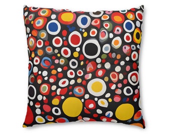 Polka Dot Bliss Square Tufted Floor Pillow