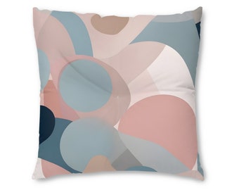 Pastel Mid-Century Modern Tufted Floor Pillow