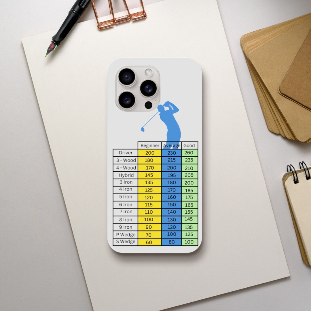 Tough Case Golf Club Cheat Sheet Etsy