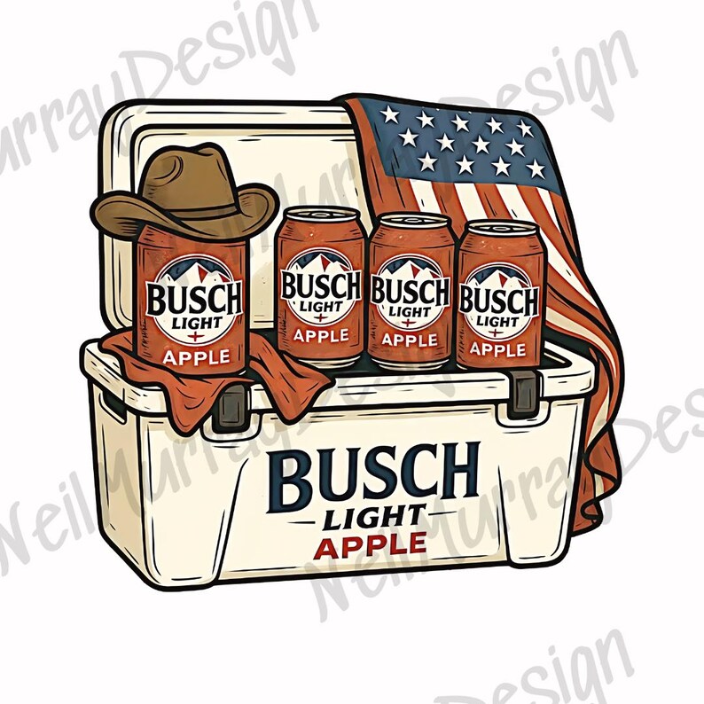 Busch Apple Light Lover PNG, Busch Loving, Beer Lover Gift, Funny 4th ...