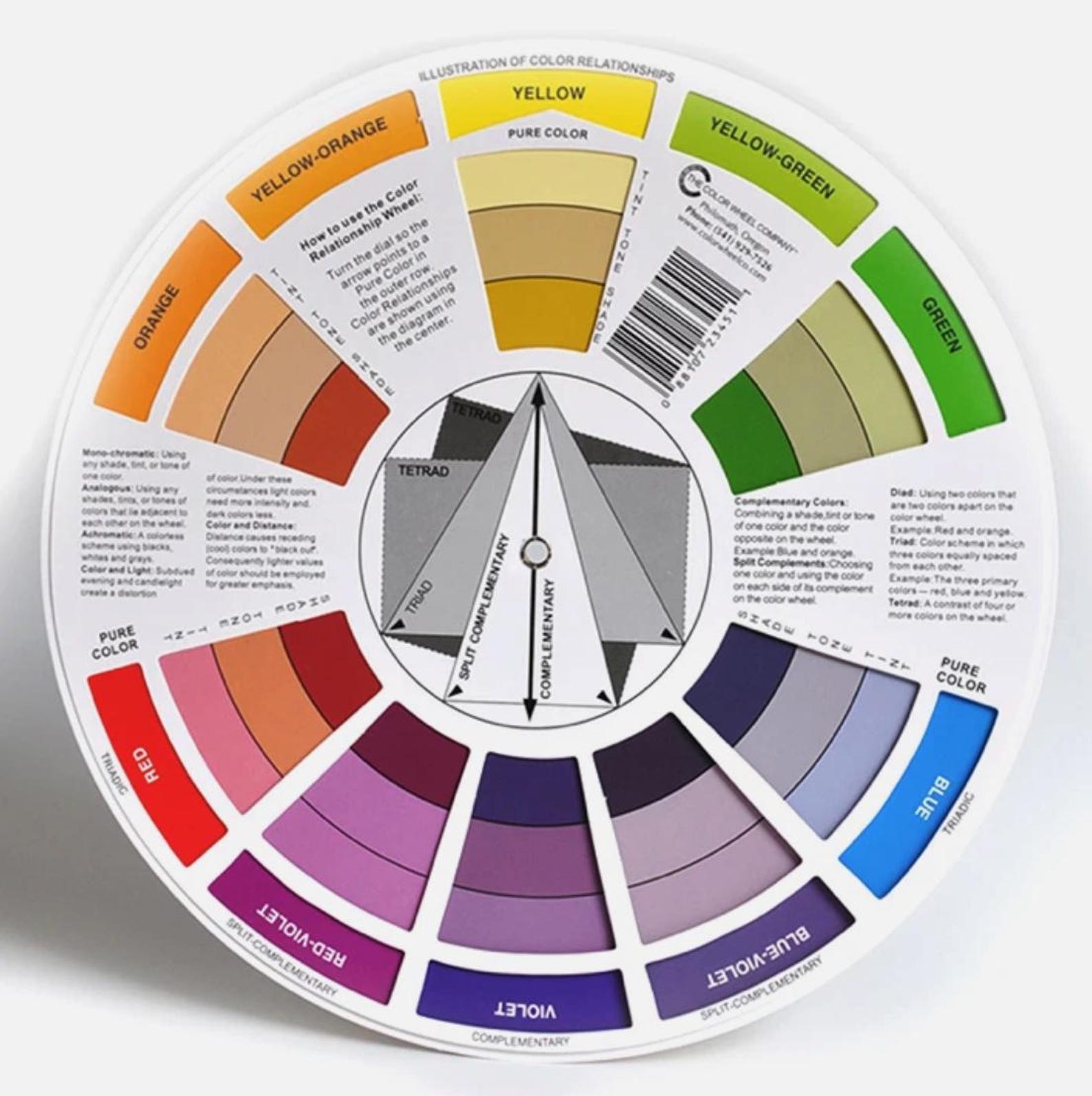 Rotating Color Display Rotating Color Wheel POCKET SIZE ~ 5.5