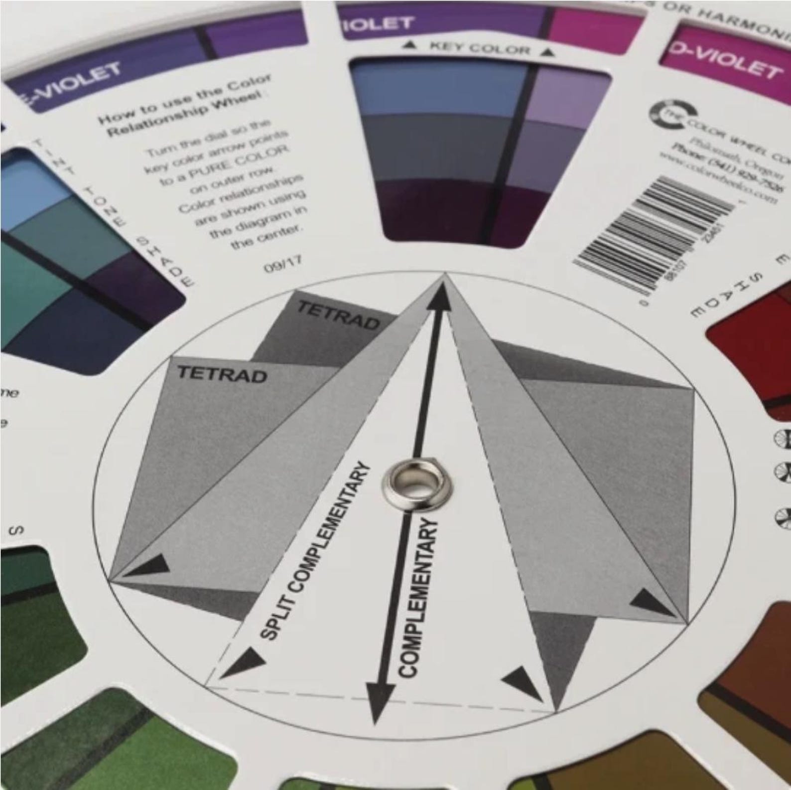 Rotating Color Display Rotating Color Wheel POCKET SIZE ~ 5.5