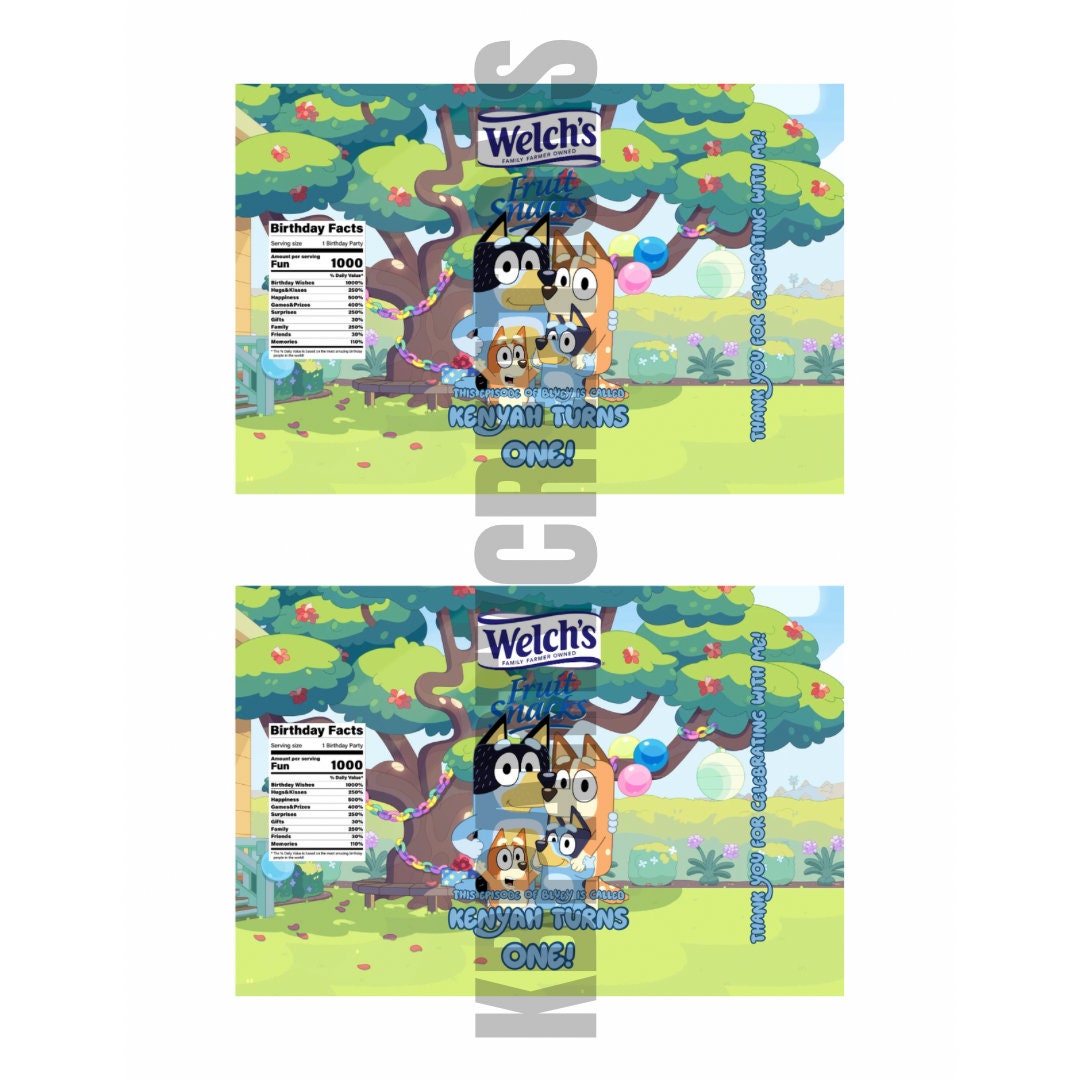 Bluey Party Template Bundle - Etsy